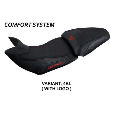 HOUSSE DE SELLE COMPATIBLE DUCATI MULTISTRADA 1200/1260 (15-20) MODÈLE JAZAN