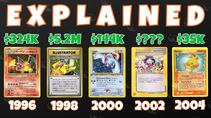 The Most Expensive Pokémon Cards of Every Year (1996
