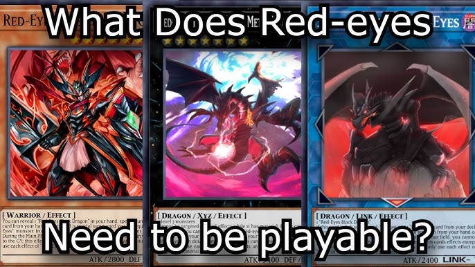 I Made Custom Support for Red-Eyes ~ #1