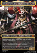 I decided to make a full-art MTG based on my favorite anime overlord!  Remake because they were really bad... : r/custommagic