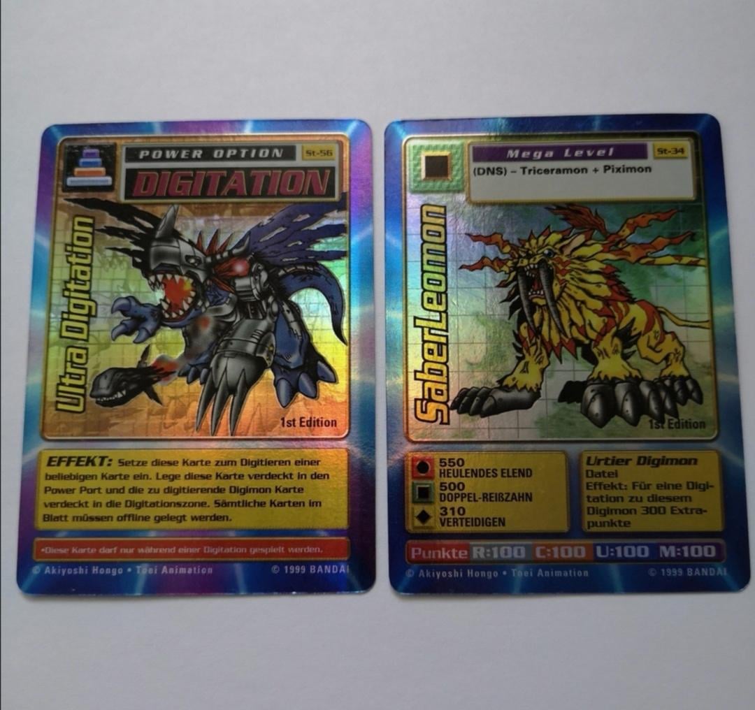 I found these, are these 1st edition cards worth anything? : r/digimon