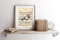 Mickey Steamboat Willie Sheet Music Art Print