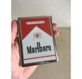 marlboro cigarette case Vintage Marlboro Metal Cigarette Holder With  Working Refillable Lighter. Collectible Stainless Steel Hinged Cigarettes  Case