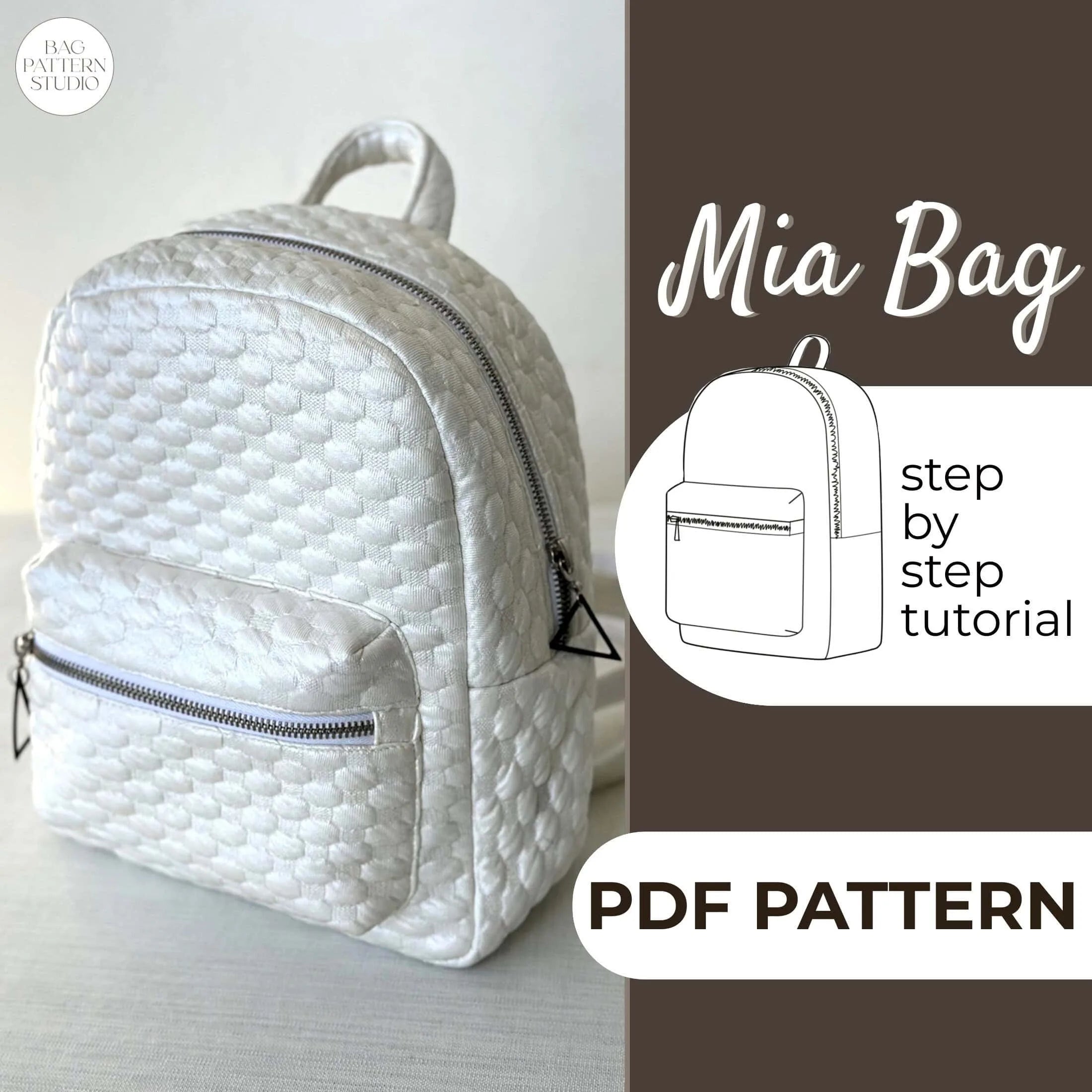 Mini Backpack Sewing Pattern