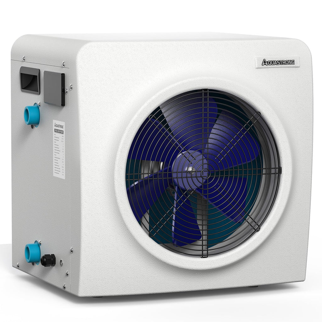 HEX016 16,000 BTU Heat Pump For 5,000 Gallons Pools 120V - Aquastrong