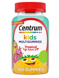 Centrum en gomitas para niños, deliciosas, hechas con sabores naturales, 150 unidades, suministro para 150 días. Basta con una gomita por día. Multivitaminico