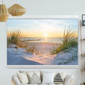 Foto Rollo mit Kassette "Ostsee Düne Sonnenuntergang"