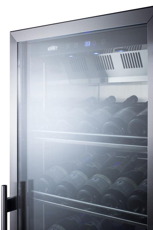 Summit Commercial 24" Wide Single Zone Right Hinge Commercial Wine Cellar