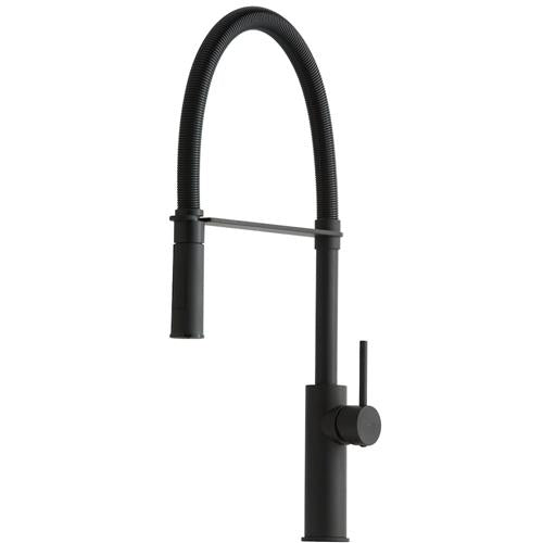 Lavabo Køkkenarmatur Lavabo Kubus 020 køkkenarmatur med udtræk - mat sort