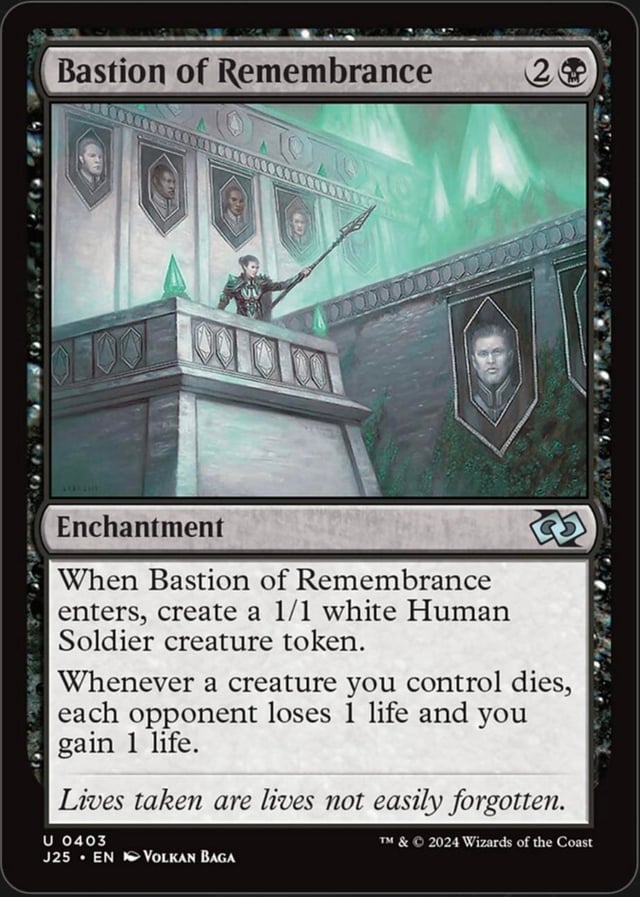 Looking for Spells that Work Similarly to Zulaport Cutthroat, Blood Artist,  and Bastion of Remembrance : r/mtg