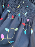 Kate spade Christmas light dress M (8-10)