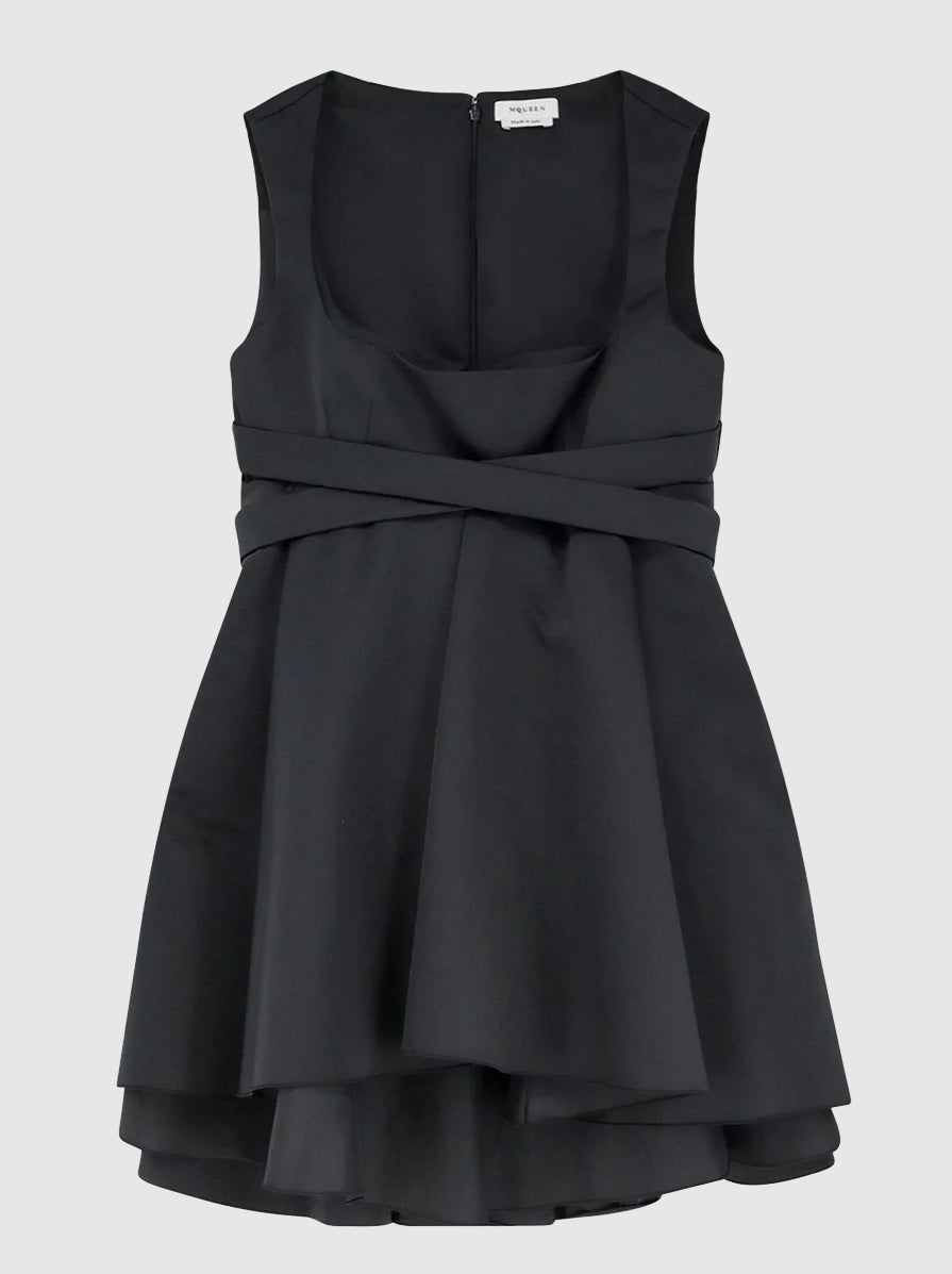 Mcqueen Strapped mini dress