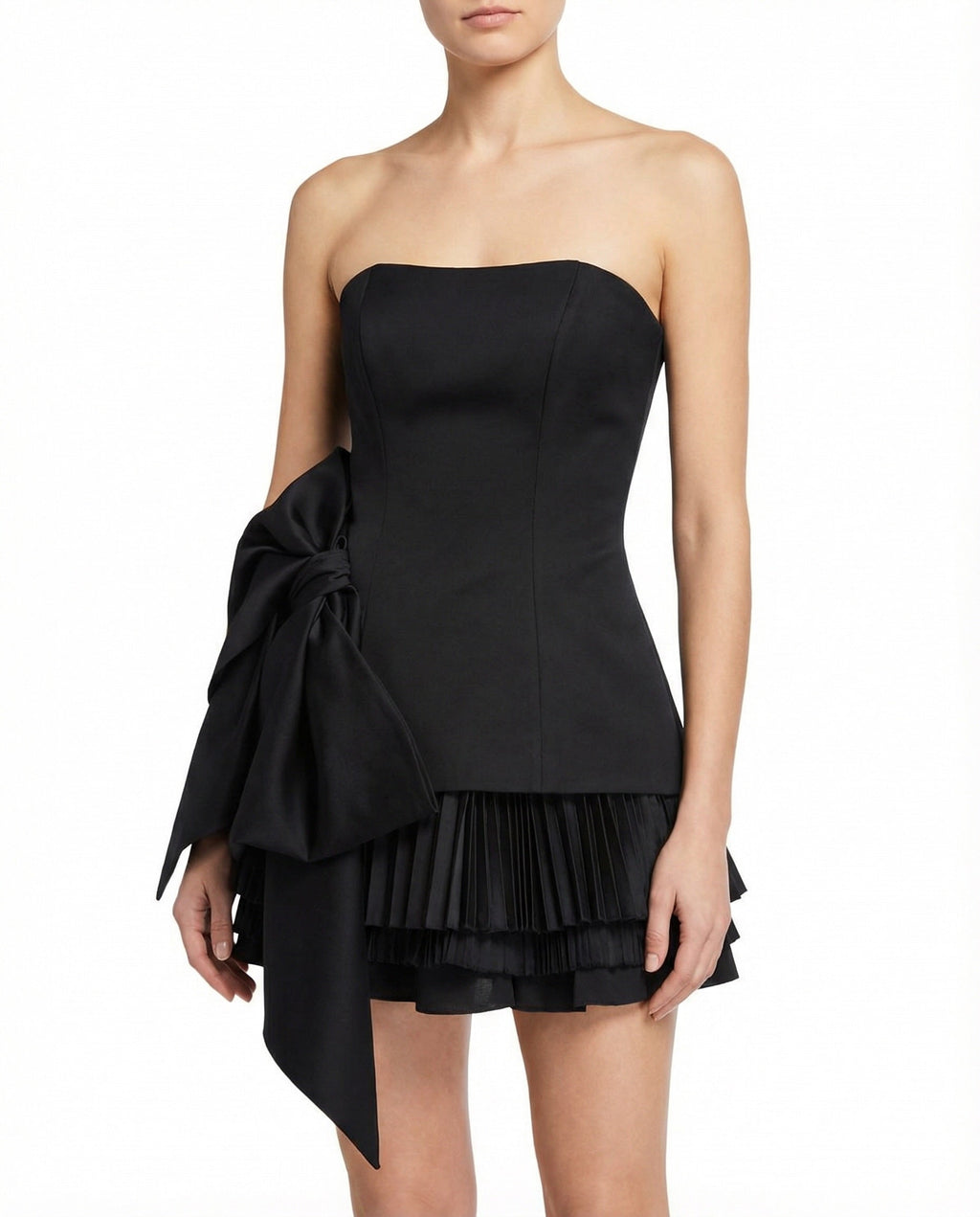 Mcqueen Side-bow mini dress