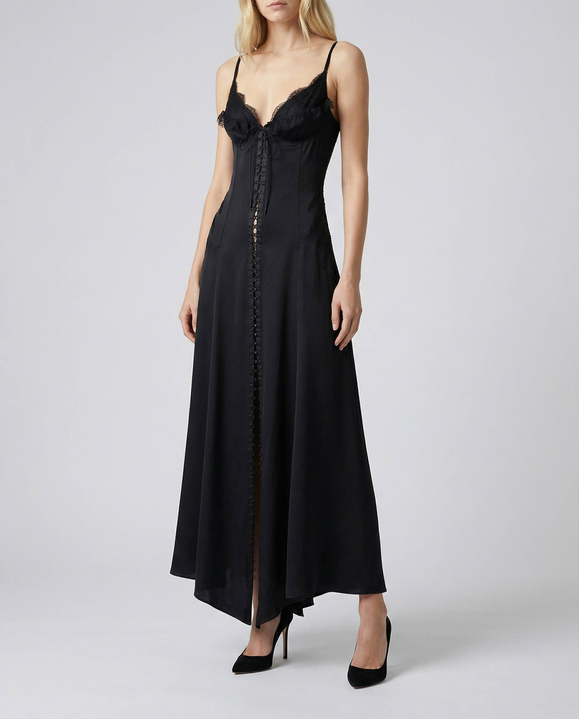 Mcqueen Gancini midi dress
