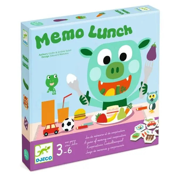 Boîte du jeu de société Memo lunch | AdventureBox