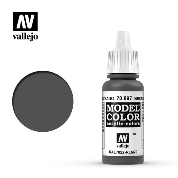 Vallejo Model Color: Bronze Green (70.897) (84)