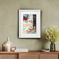 Ikea Rodalm F52 wall deco 30 x 40cm including picture / gambar poster with frame selection option