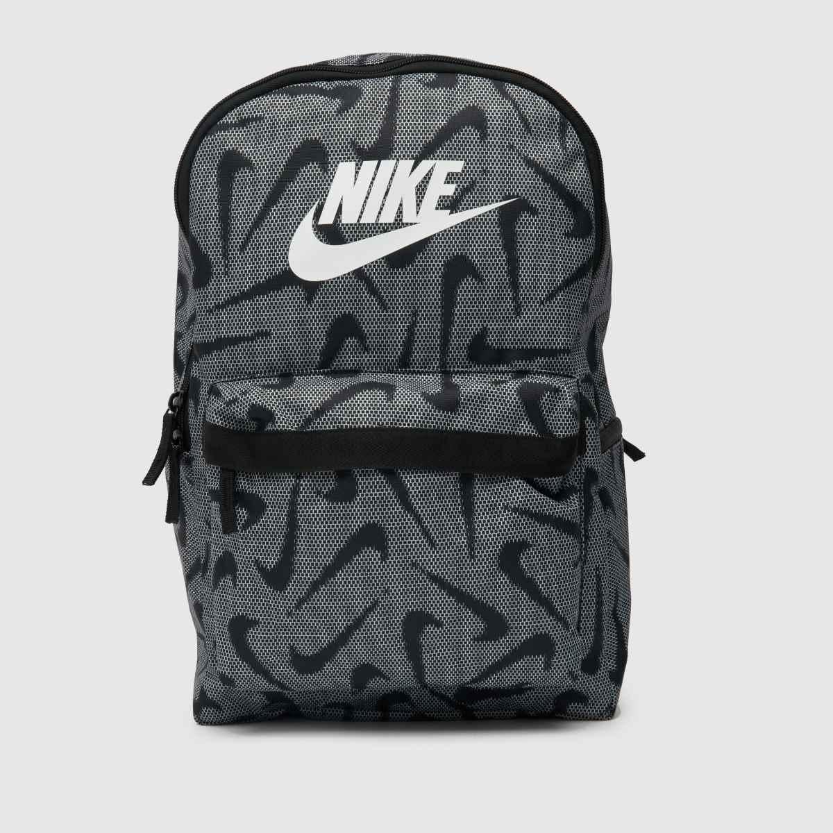 Nike Grey & Black Heritage Backpack