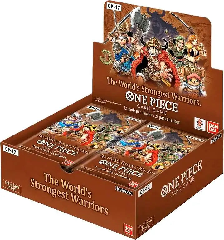 One Piece Trading Card Game The World's Strongest Warriors Booster Box  OP-17 [ENGLISH, 24 Packs] (Pre-Order ships August)