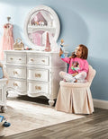 Disney Princess Sparkle White 6 Drawer Dresser