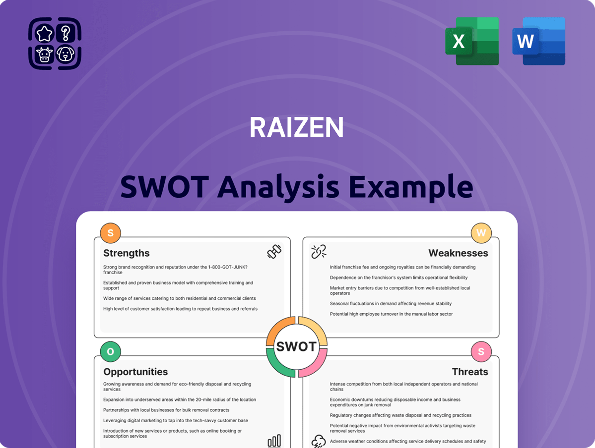 Raizen SWOT Analysis