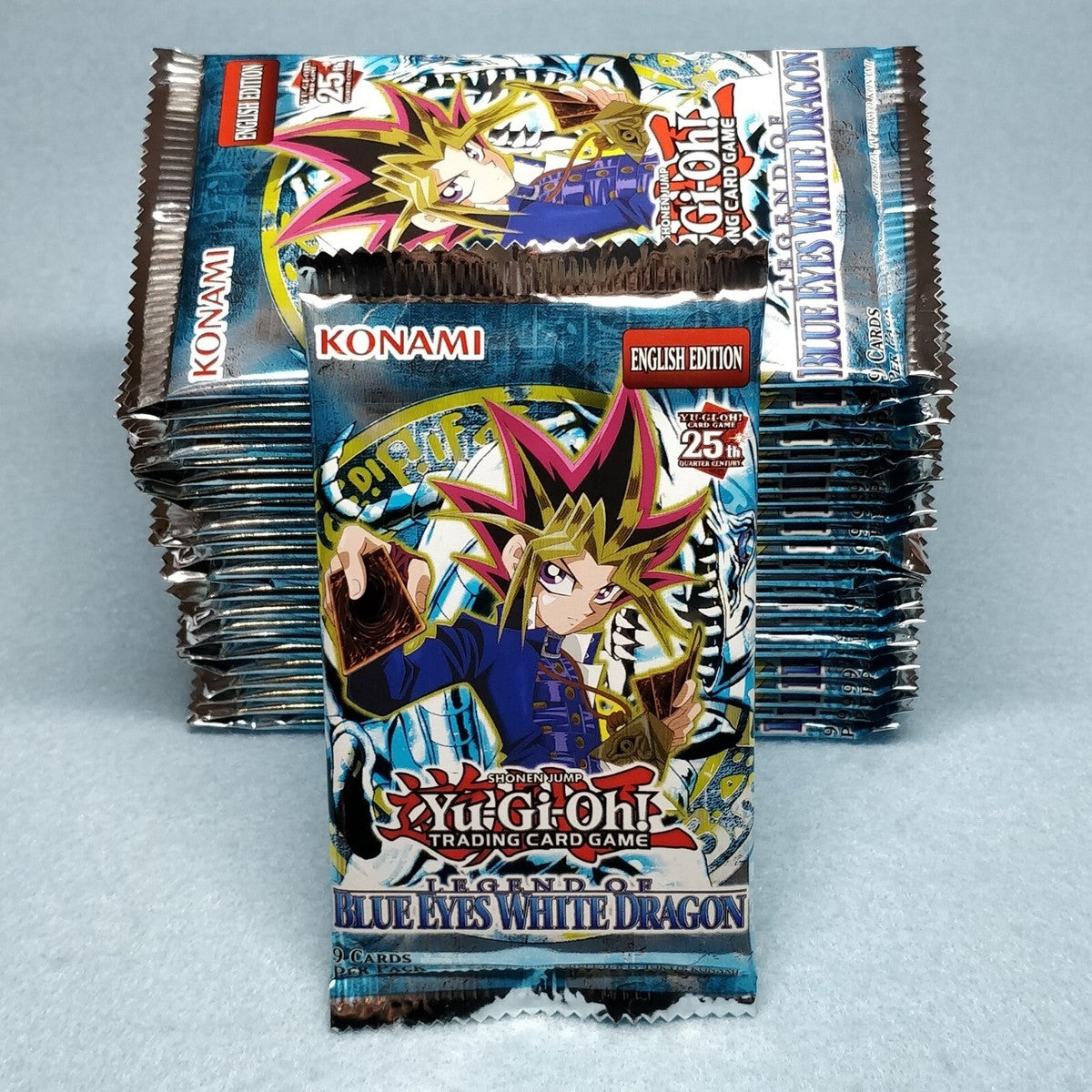Yugioh Legend of Blue Eyes White Dragon 24 Booster Packs = Box Quantity LOB