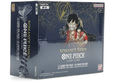 One Piece Romance Dawn Booster Box OP-01 1st Wave English, Blue Bottom