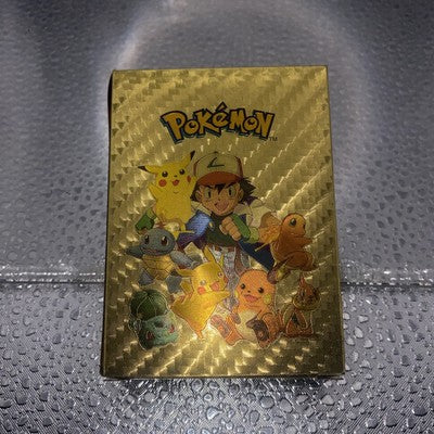 Pokemon Gold Foil Card Deck, 55 Cards. Collectible!