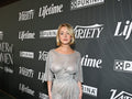 Sydney Sweeney Goes Braless in a Sheer Silver Crystal Gown