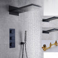 Badique Thermostatische olie bronzen regendouche