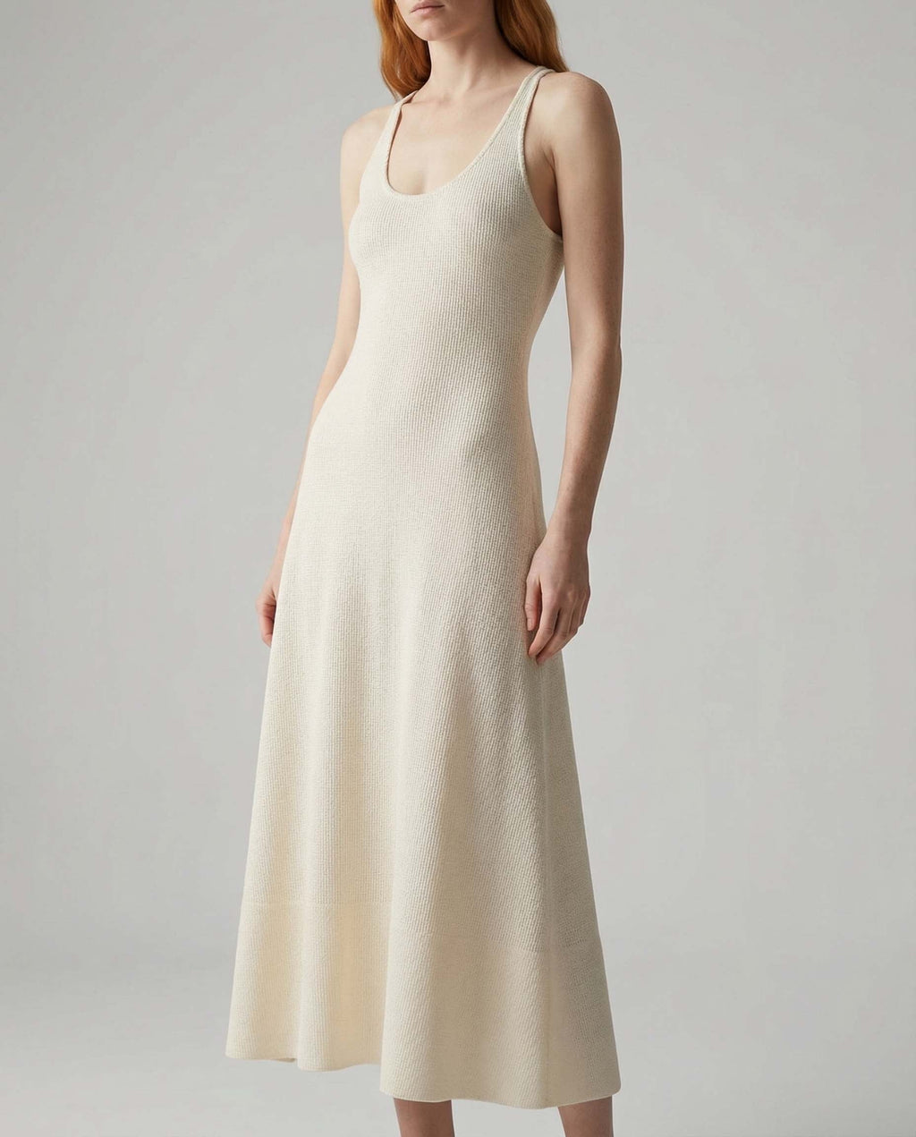 Toteme Cotton tweed maxi dress