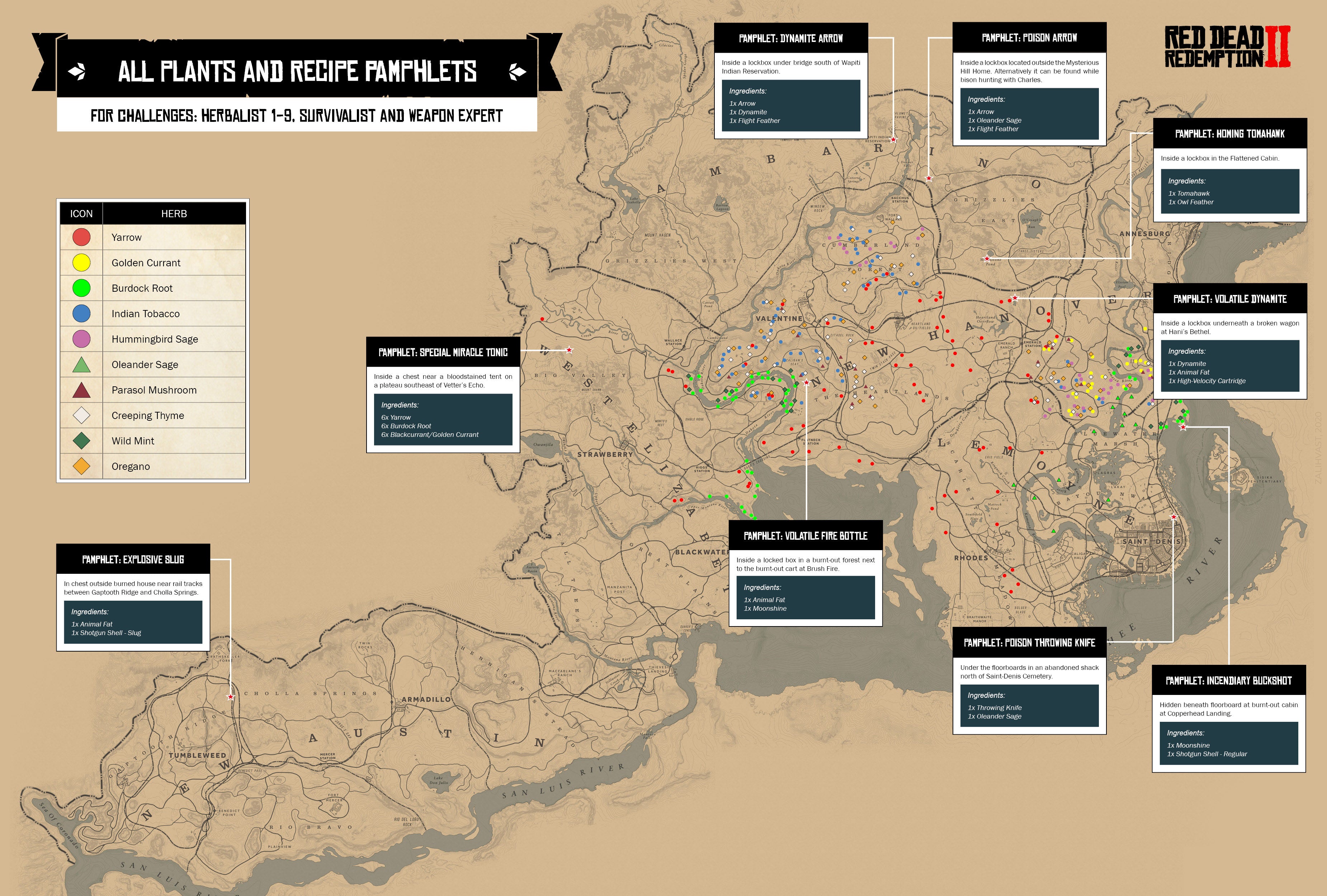 indian tobacco rdr2 recipes Сообщество Steam :: Руководство :: Complete  Challenges Guide (Story mode)