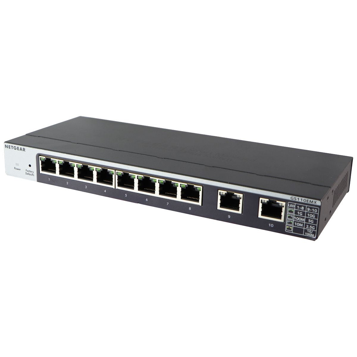 NETGEAR 10-Port Gigabit/10G Ethernet Plus Switch (GS110EMX) - Netgear - Simple Cell Shop, Free shipping from Maryland!