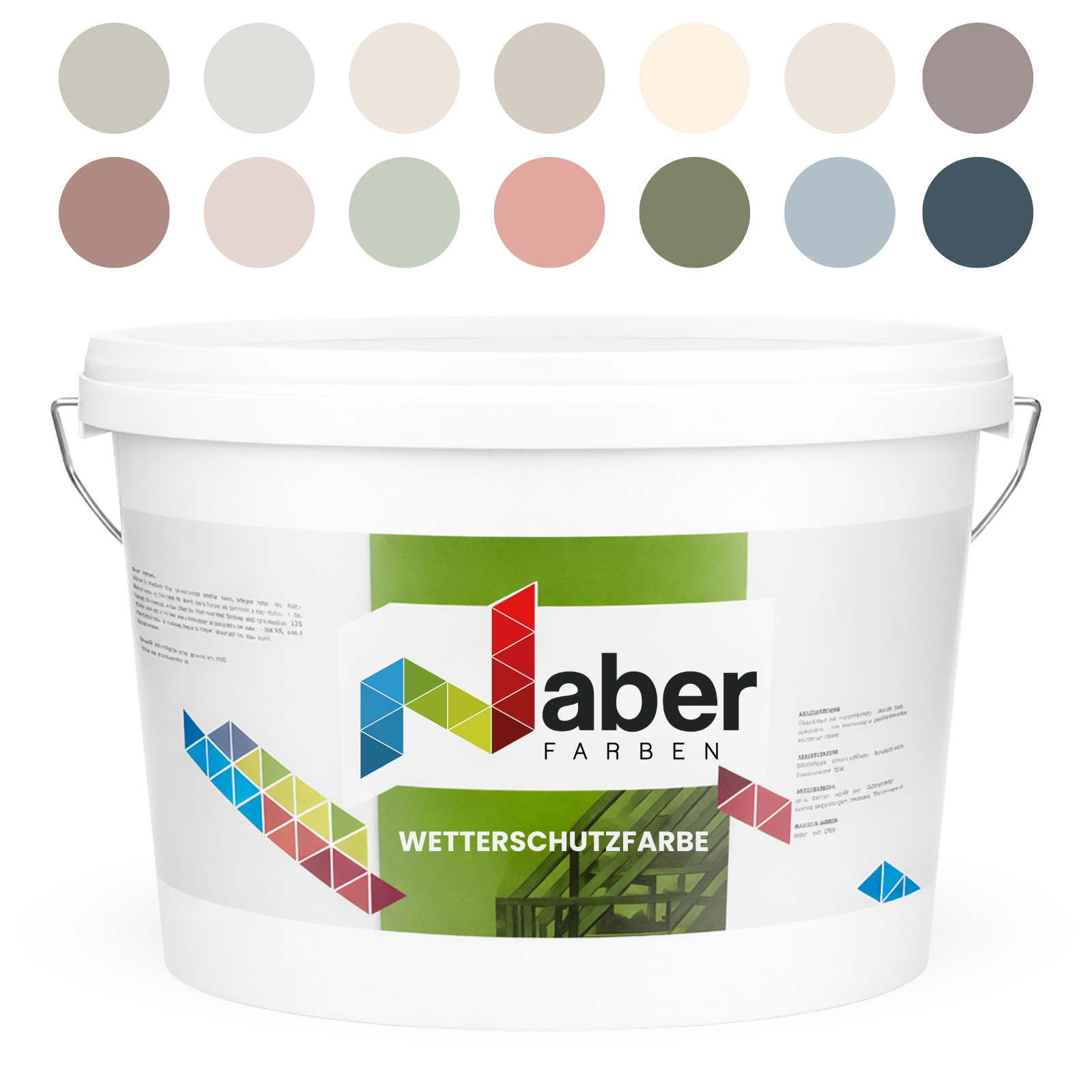 375 ml Wetterschutzfarbe, Holzfarbe, Holzschutzfarbe, Deckend, Farbwahl - Seidenmatt